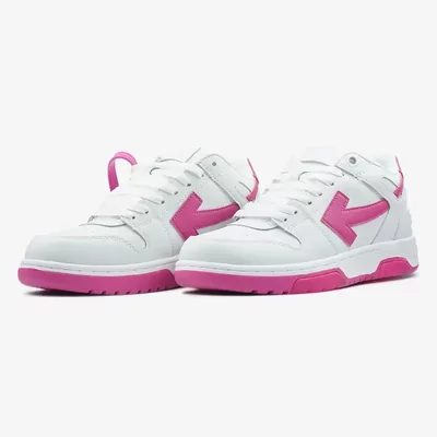 Кросівки Off-White Out Of Office White Fuchsia (Білий) - фото 2 