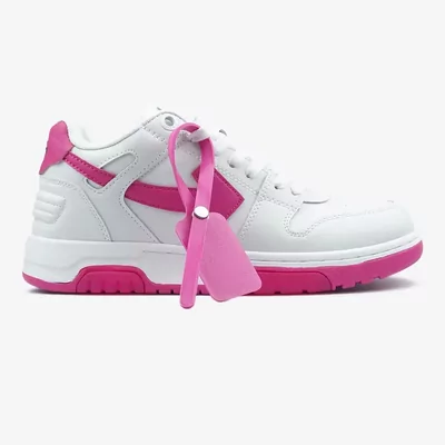 Кросівки Off-White Out Of Office White Fuchsia (Білий) - фото 4 