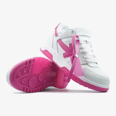 Кросівки Off-White Out Of Office White Fuchsia (Білий) - фото 6 