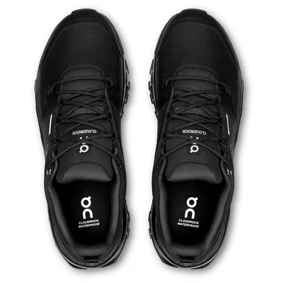 Кросівки On Cloudrock Low Waterproof Full Black (Чорний) - фото 4 