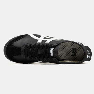 Кеди Onitsuka Tiger Mexico 66 Black White (Чорний) - фото 3 