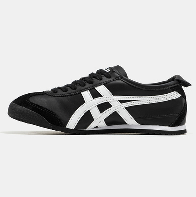 Кеди Onitsuka Tiger Mexico 66 Black White (Чорний) - фото 4 