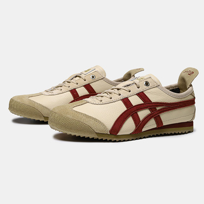 Кеды Onitsuka Tiger Mexico 66 SD Beige Beet Juice 1183C015-202 (Бежевый) - фото 2 