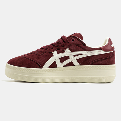 Кеды Onitsuka Tiger Tokuten Burgundy Cream (Бордовый) - фото 4 