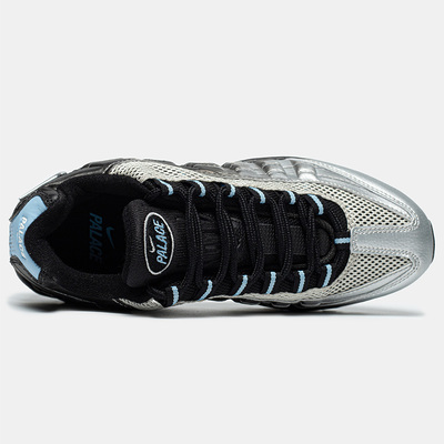 Кроссовки Palace x Nike Air Max 95 Big Bubble Metallic Silver IQ7708-095 (Черный) - фото 3 
