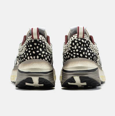 Кросівки Premiata HILL Leopard Black Burgundy (Бордовий) - фото 5 