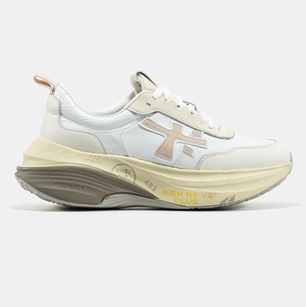 Кроссовки Premiata HILL White Beige Cream