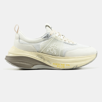 Кроссовки Premiata HILL White Silver Cream