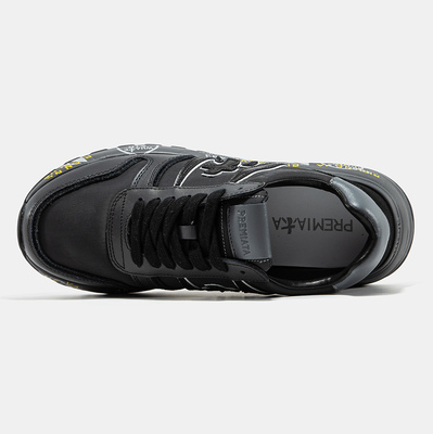 Кросівки Premiata Lander All Black Grey (Чорний) - фото 3 