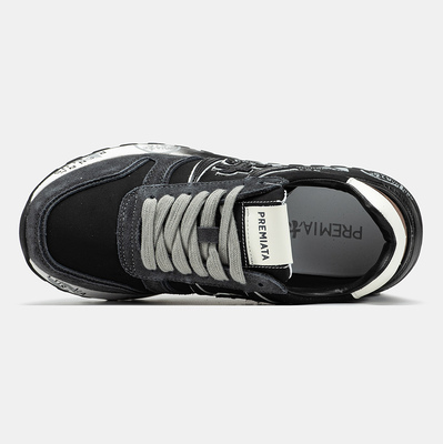 Кросівки Premiata Lander Black Brown White (Чорний) - фото 3 