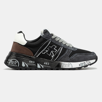 Кроссовки Premiata Lander Black Brown White