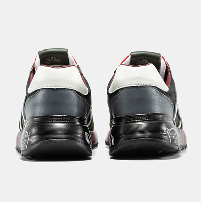 Кросівки Premiata Lander Military Green Black White (Зелений) - фото 5 