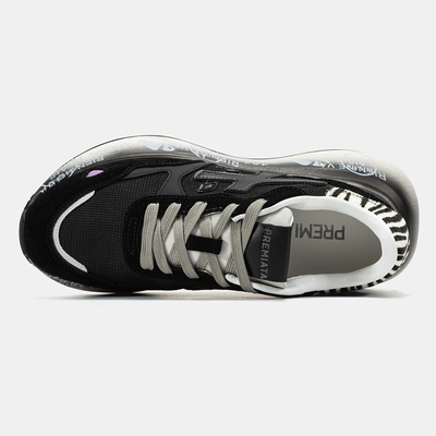 Кросівки Premiata Lauryn Black Zebra (Чорний) - фото 3 