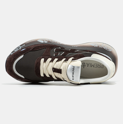 Кросівки Premiata Lauryn Brown Black Silver (Коричневий) - фото 3 