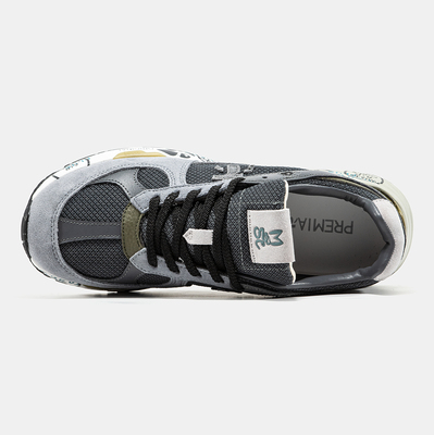 Кроссовки Premiata Mase Grey Black White (Серый) - фото 3 