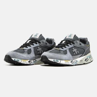 Кроссовки Premiata Mase Grey Black White (Серый) - фото 2 