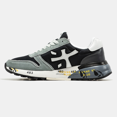 Кросівки Premiata Mick Black Grey White (Сірий) - фото 4 