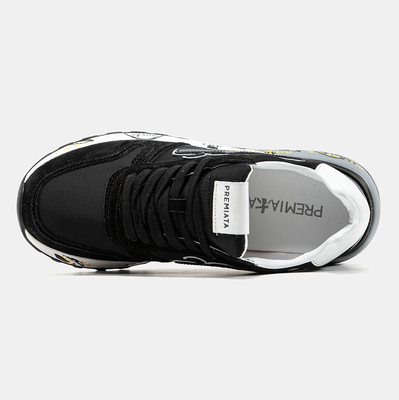 Кросівки Premiata Mick Black White (Чорний) - фото 3 