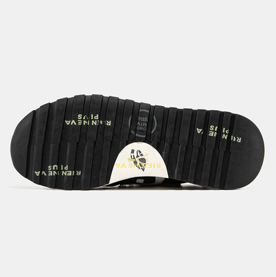Кросівки Premiata Mick Black White Grey Sole (Чорний) - фото 6 