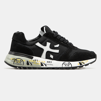 Кросівки Premiata Mick Black White Grey Sole