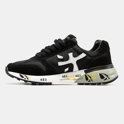 Кросівки Premiata Mick Black White Grey Sole (Чорний) - фото 4 