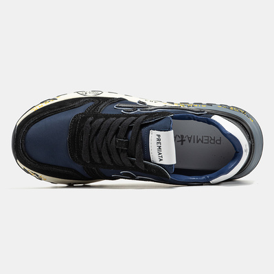 Кросівки Premiata Mick Blue Black White (Синій) - фото 3 