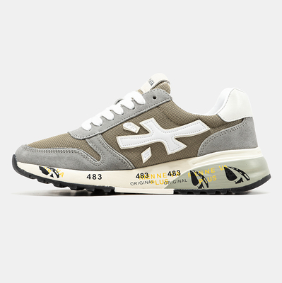 Кросівки Premiata Mick Grey Beige White (Сірий) - фото 3 