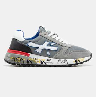 Кросівки Premiata Mick Grey Blue Red