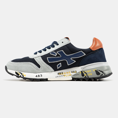 Кросівки Premiata Mick Navy Grey Orange (Синій) - фото 5 