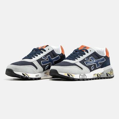 Кросівки Premiata Mick Navy Grey Orange (Синій) - фото 2 