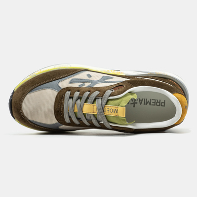 Кросівки Premiata Moerun Brown Beige Olive (Коричневий) - фото 3 