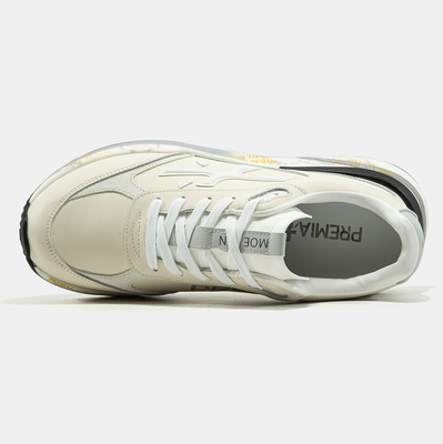 Кросівки Premiata Moerun Cream White Grey (Білий) - фото 3 