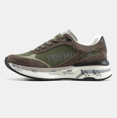Кросівки Premiata Moerun Dark Green Black (Зелений) - фото 4 
