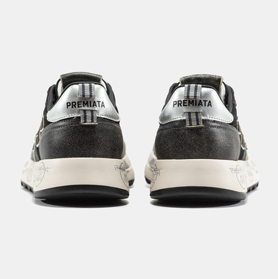 Кросівки Premiata Nous Olive Black Silver (Хакі) - фото 5 