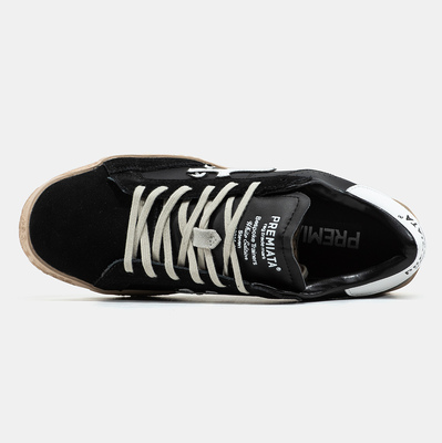 Кеди Premiata Steven Black White Gum (Чорний) - фото 3 