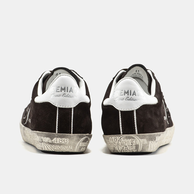 Кеди Premiata Steven Brown White (Коричневий) - фото 5 