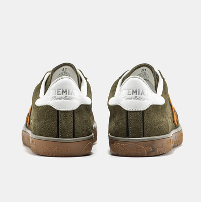 Кеди Premiata Steven Green Brown White (Зелений) - фото 5 