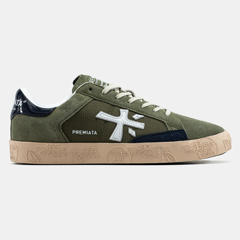 Кеди Premiata Steven Olive Navy Gum
