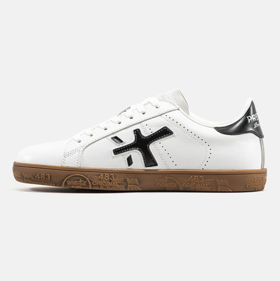 Кеди Premiata Steven White Black Gum (Білий) - фото 4 