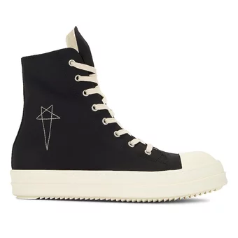 Кроссовки Rick Owens DRKSHDW Strobe Cotton Denim Hexa High Black