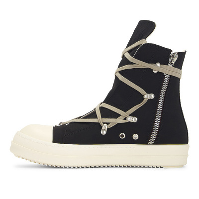 Кросівки Rick Owens DRKSHDW Strobe Cotton Denim Hexa High Black Milk DU02B4805 DQ 911 (Чорний) - фото 3 
