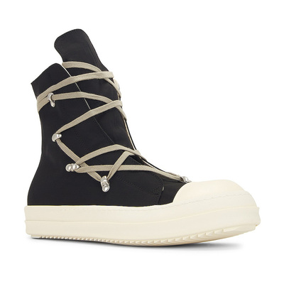 Кросівки Rick Owens DRKSHDW Strobe Cotton Denim Hexa High Black Milk DU02B4805 DQ 911 (Чорний) - фото 2 