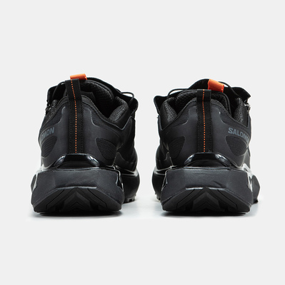 Кроссовки Salomon Odyssey GTX Triple Black Orange (Серый) - фото 5 