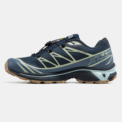 Кросівки Salomon XT-6 Gore-Tex Navy Sage Gum (Синій) - фото 4 