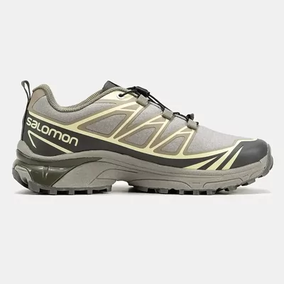 Кроссовки Salomon XT-6 Gore-Tex Taupe Olive (Коричневый) - фото 4 