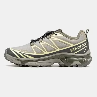 Кроссовки Salomon XT-6 Gore-Tex Taupe Olive (Коричневый) - фото 1 Keedy
