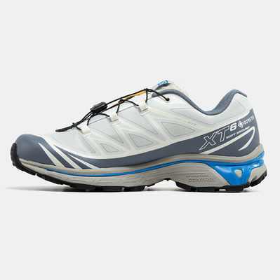 Кроссовки Salomon XT-6 Gore-Tex White Grey Blue (Белый) - фото 4 