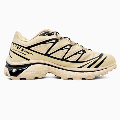 Кроссовки Salomon XT-6 Gore-Tex Beige Black (Бежевый) - фото 4 