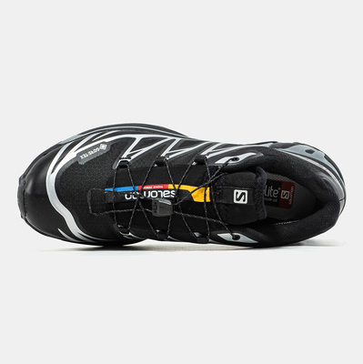 Кроссовки Salomon XT-6 Soft Ground GTX Black Silver (Черный) - фото 3 