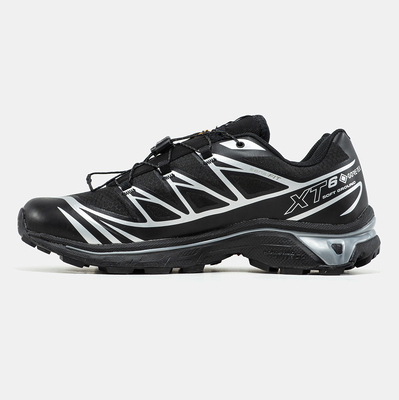 Кроссовки Salomon XT-6 Soft Ground GTX Black Silver (Черный) - фото 4 